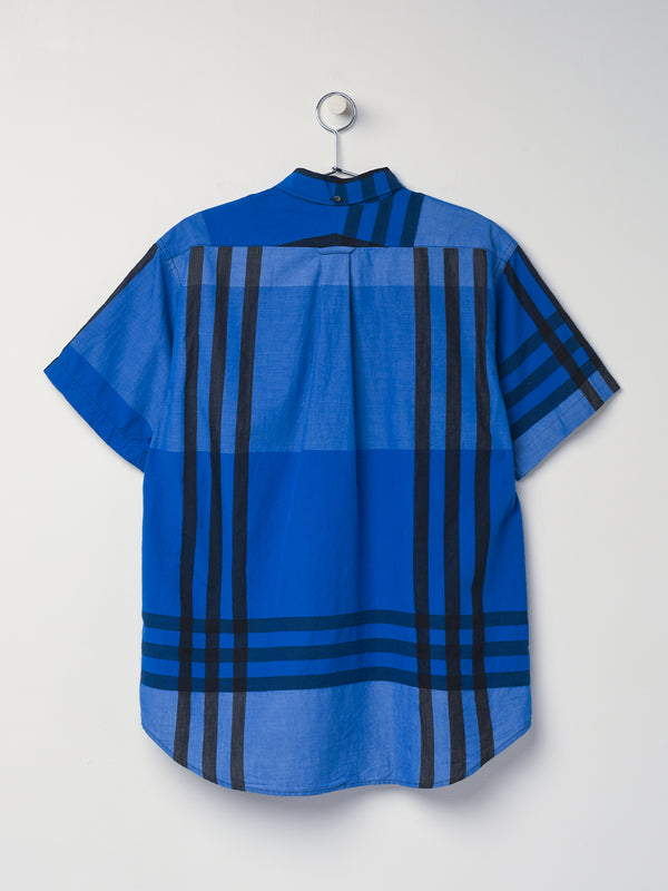Popover BD Shirt_Blue Cotton Big Plaid